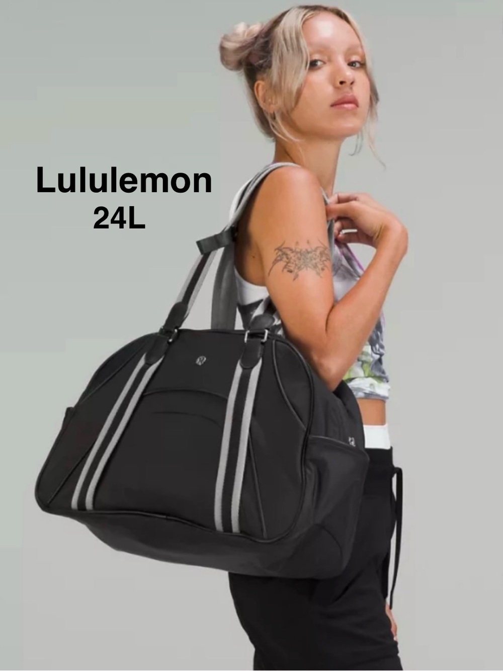 Lululemon Throwback Velocity Gym Bag 24L like new⭐️⭐️⭐️⭐️